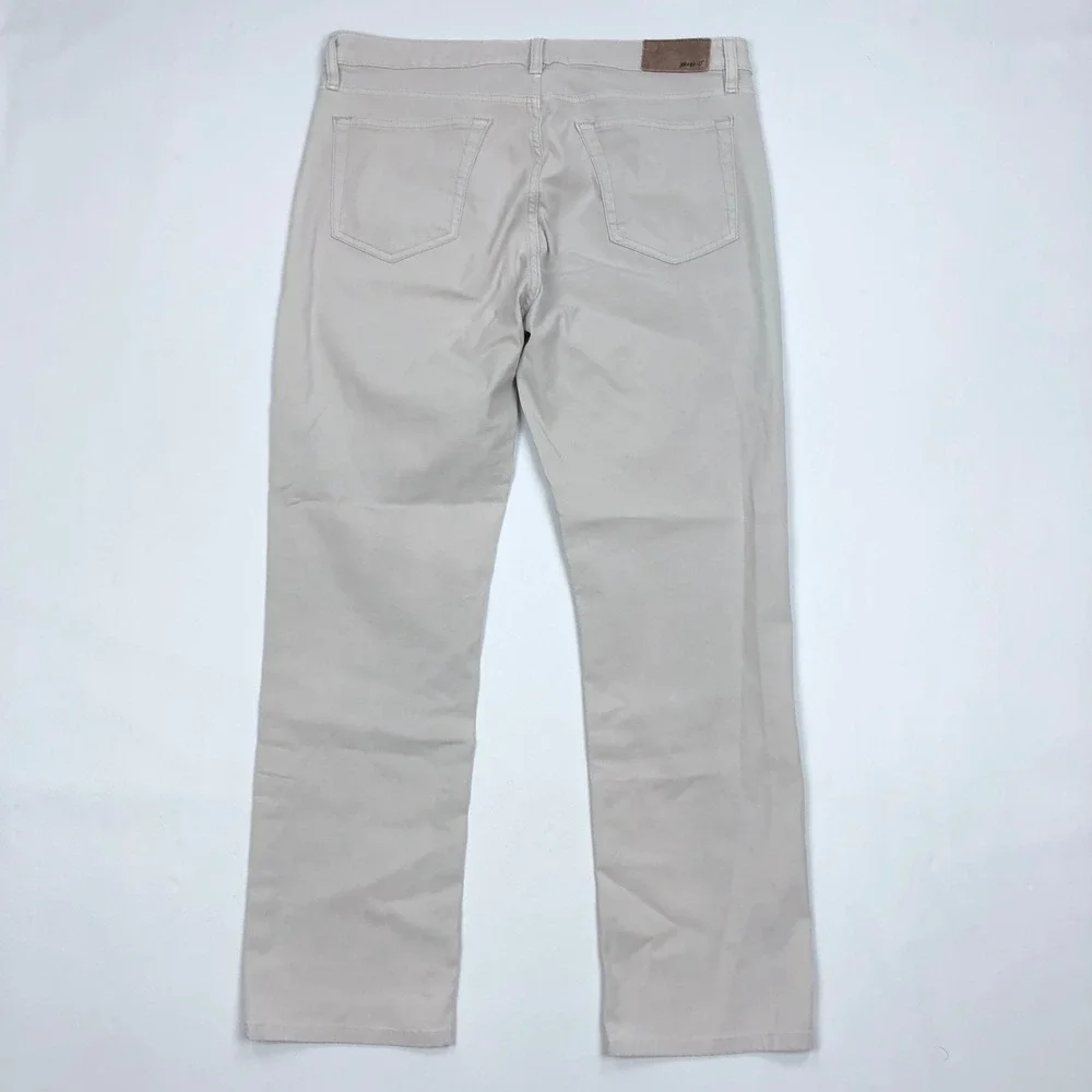 Johnnie-O Atlas 5-Pocket Pants Mens 35x29 Chrome Grey Straight Leg